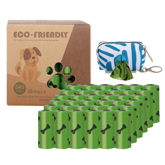 Dogs Poop Bag 540 Units 36 Rolls Biodegradable Eco Friendly