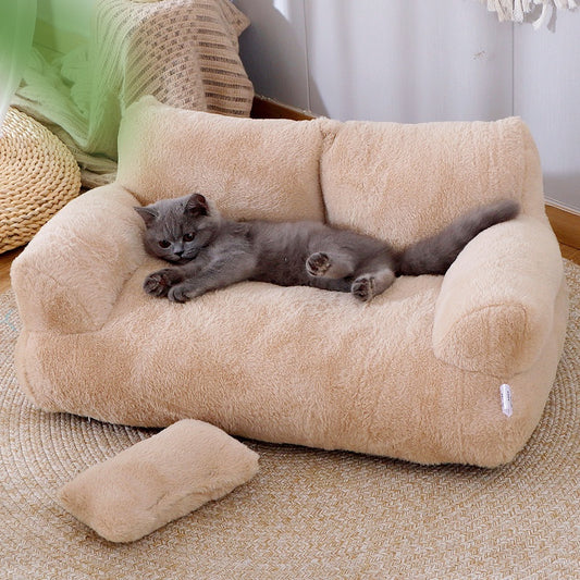Luxury Cat Sofa with Pillow